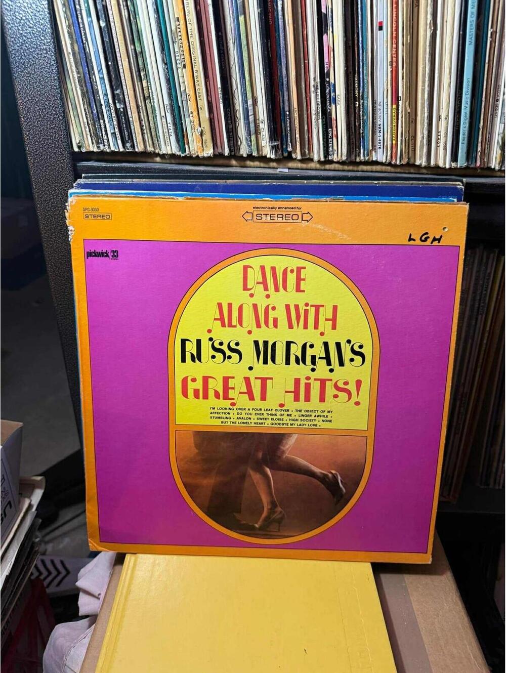 Russ Morgan  – Dance Along With Russ Vinyl 33RPM VG+ AB114